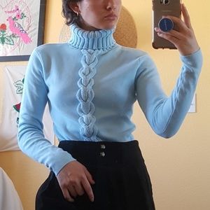 MICHAEL KORS BABY BLUE TURTLE NECK